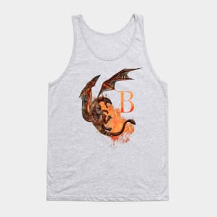 Drachen Buchstabe B Tank Top